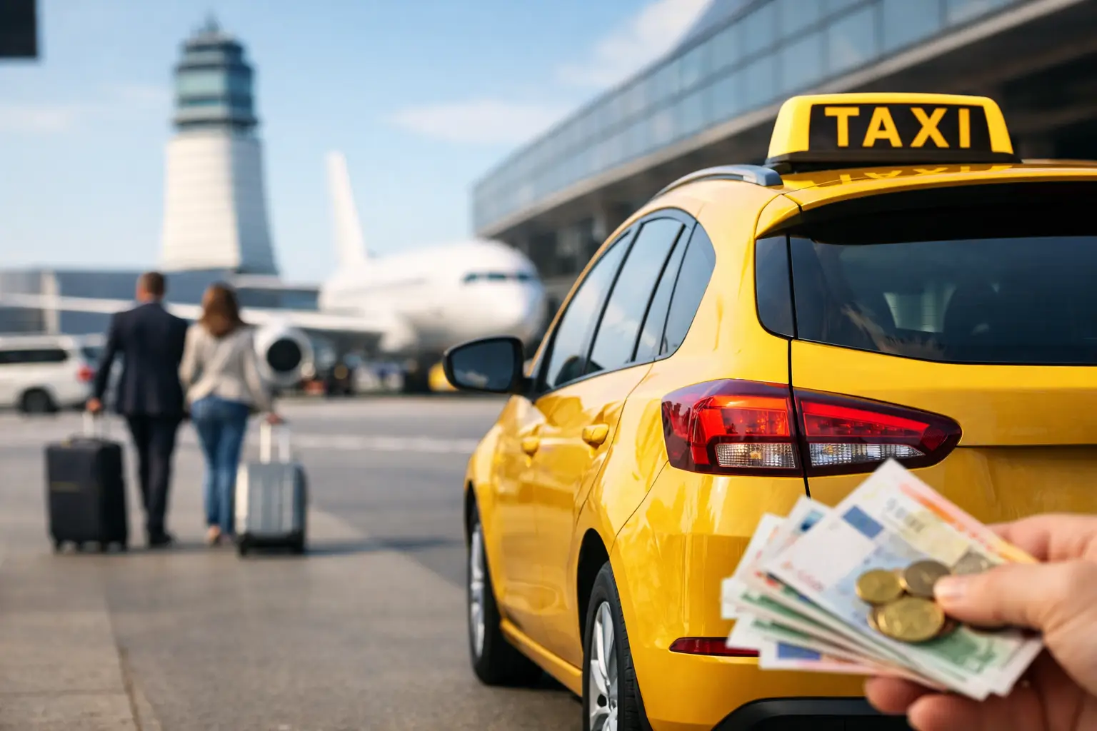 Wie viel kostet ein Flughafentaxi in Wien?